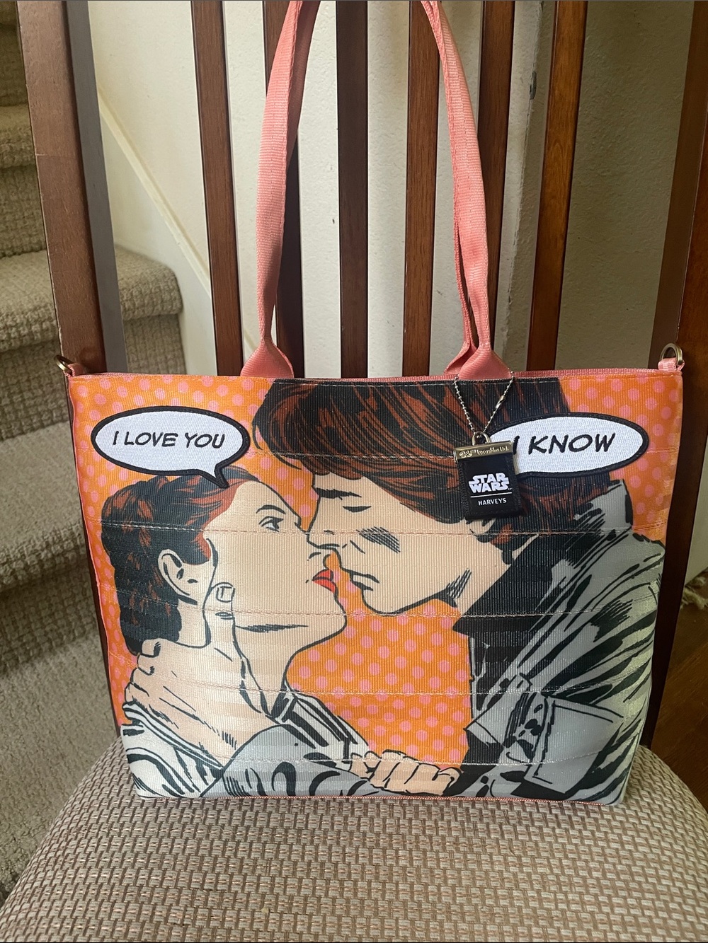Star Wars Harveys 'I Love You / I Know' Pop Art Tote